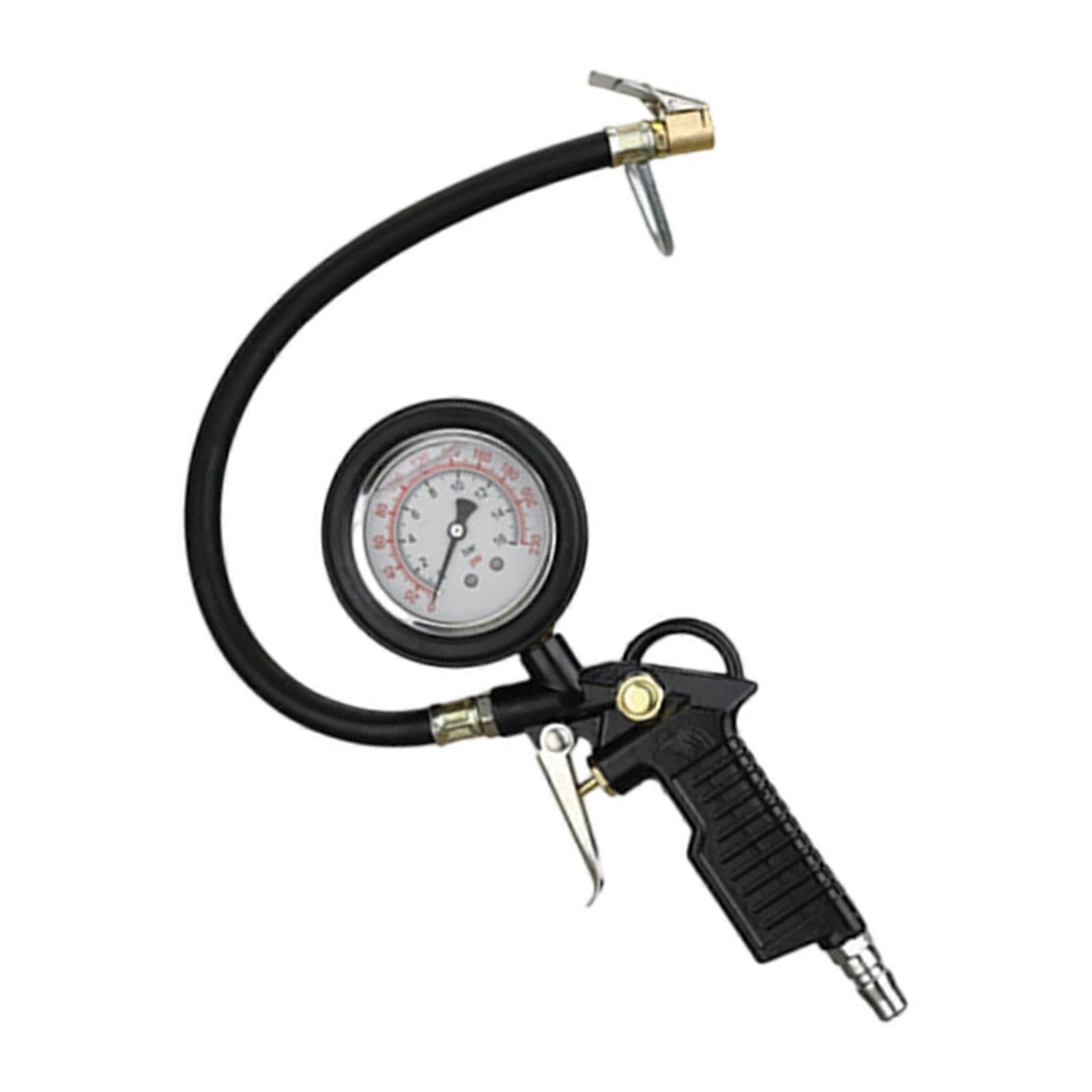Automotive Tire Pressure Inspector and Air Toss Combination Accurate Digital Reading Tool Worldwide current Gate Applications Multicolor