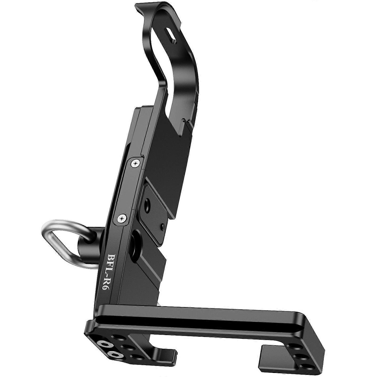 Universal L Shaped Quick Release Plate For R6II Camera Aluminum Alloy Multiple Cold Shoe Mounts Ergonomic Grip Multicolor