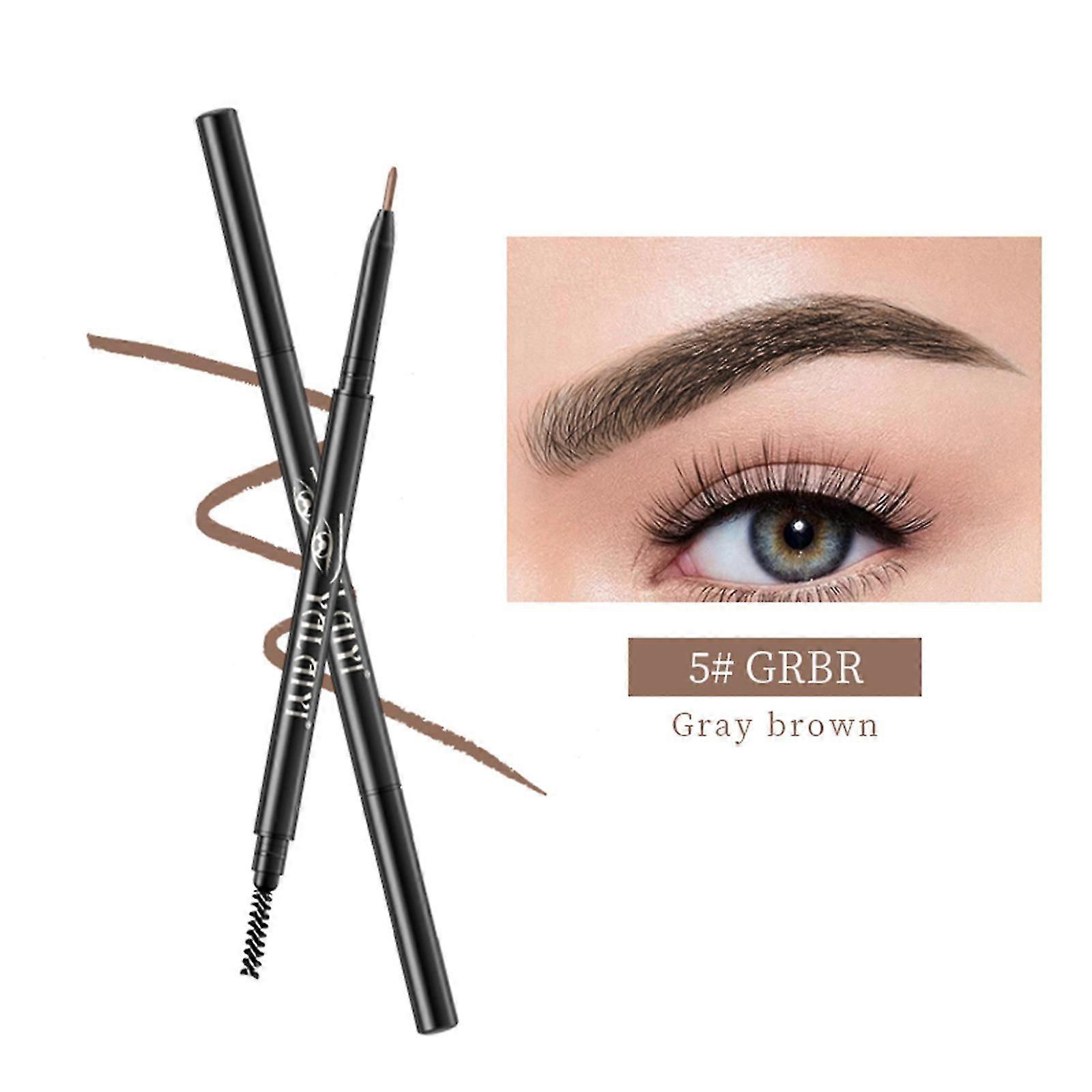 Yalaiyi Ultra Fine Automatic Rotating Eyebrow Pencil Double Head 01#