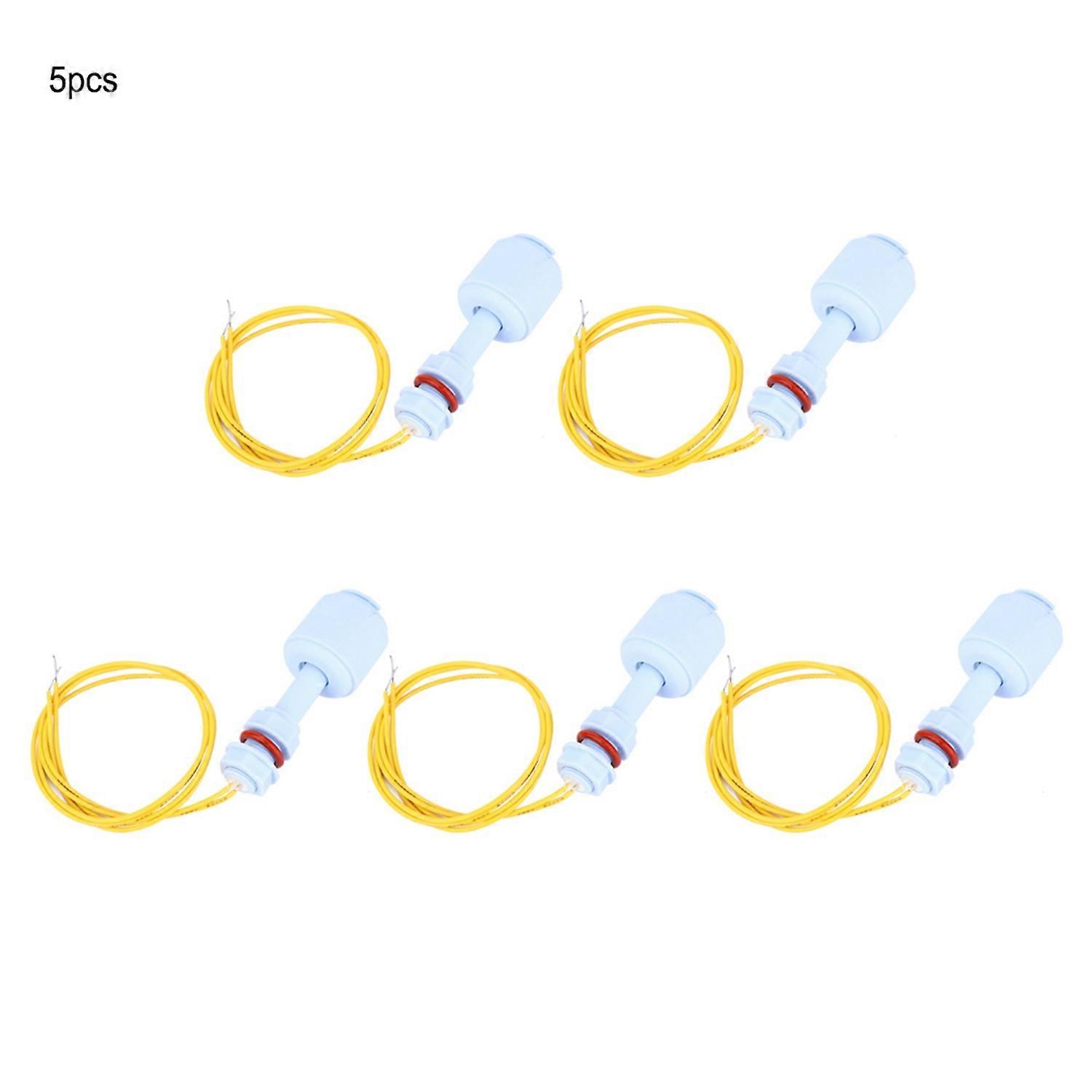 5pcs PP Plastic Float Switch Water Tank Pool Liquid Level Sensor Controller Blue P5210