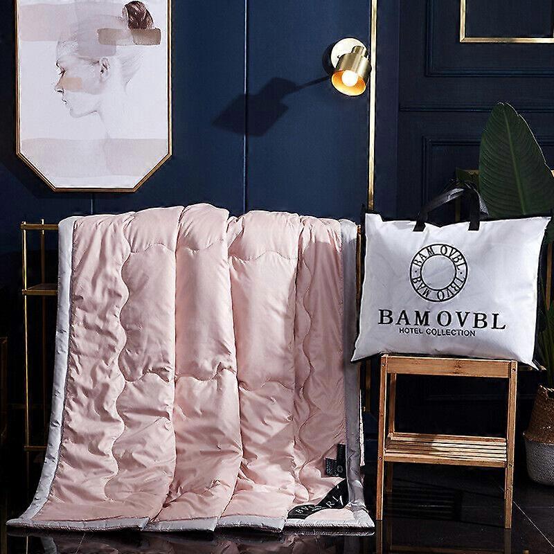 Cool Quilt Soft Ice Silk Summer Blanket Soft Comfort Polyester Fibre Blankets