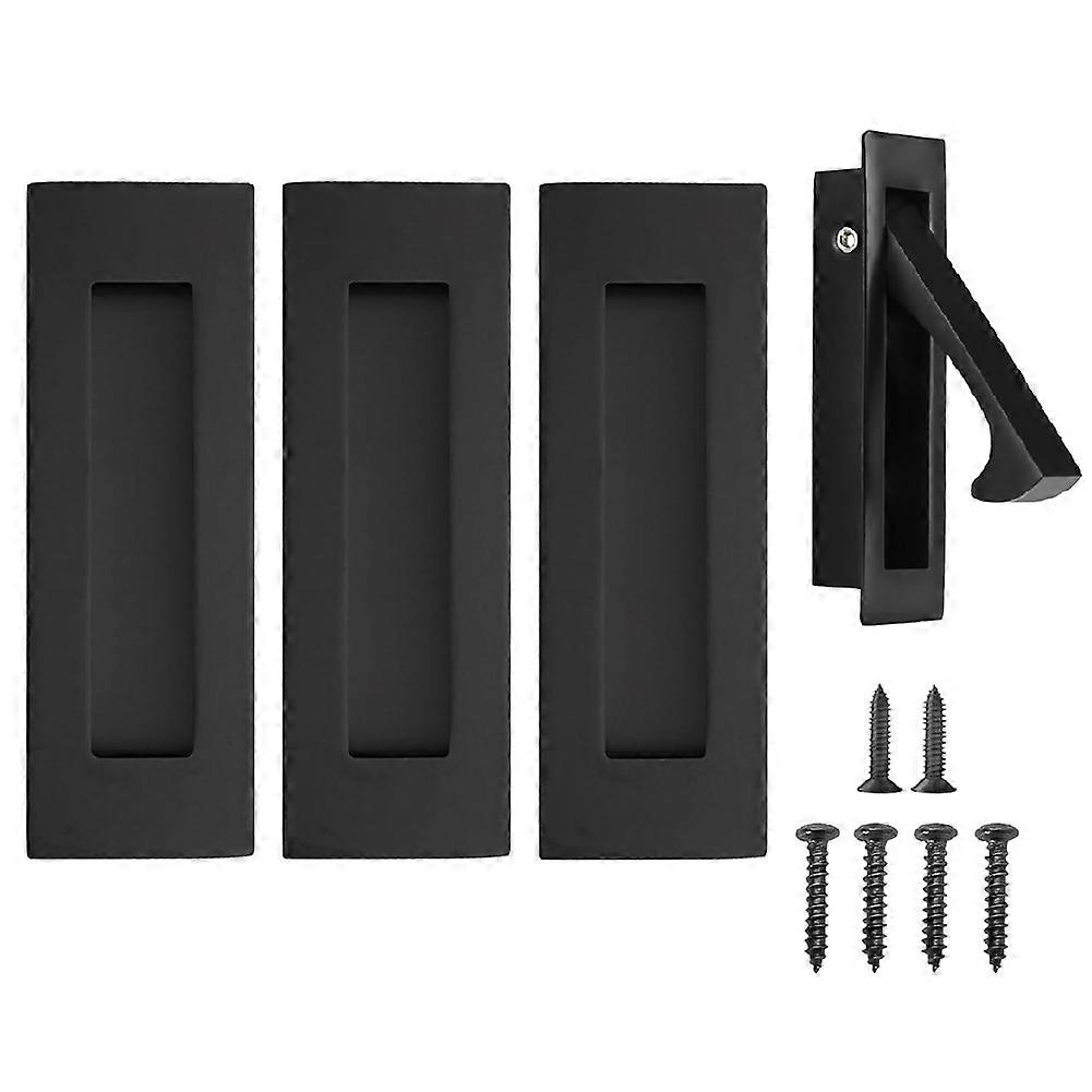 Stainless Steel Square Hidden Handle Sliding Door Hidden Embedded Inner Sliding Wardrobe Door Drawer Concealed Handle