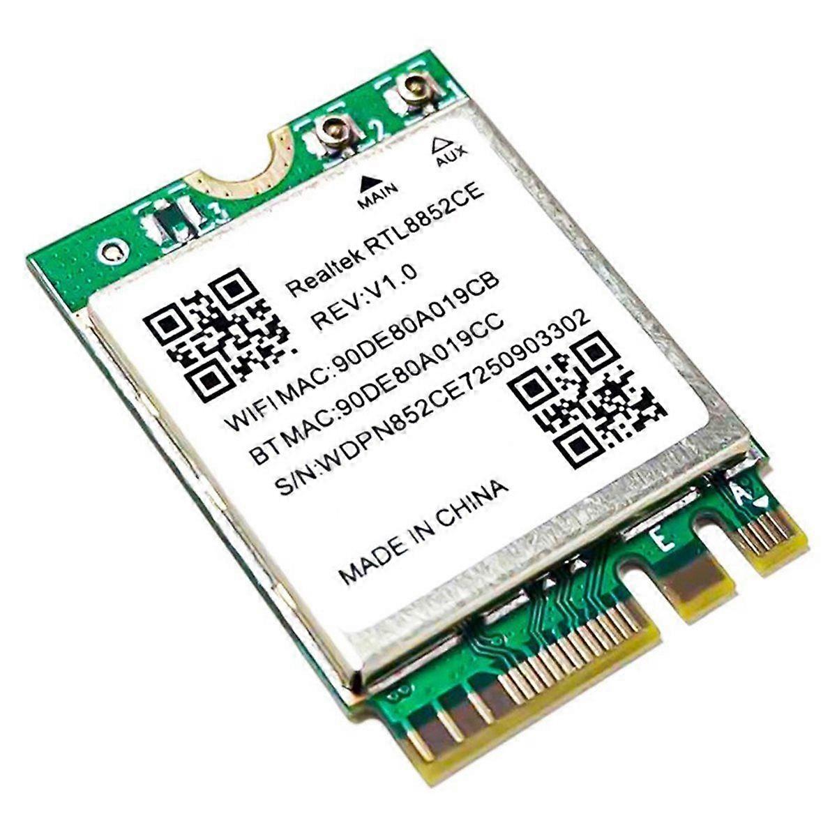 New WiFi 6E RTL8852CE M.2 Network Card 5400Mbps 802.11AX Bluetooth 5.3 Wireless Tri Band Adapter 2.