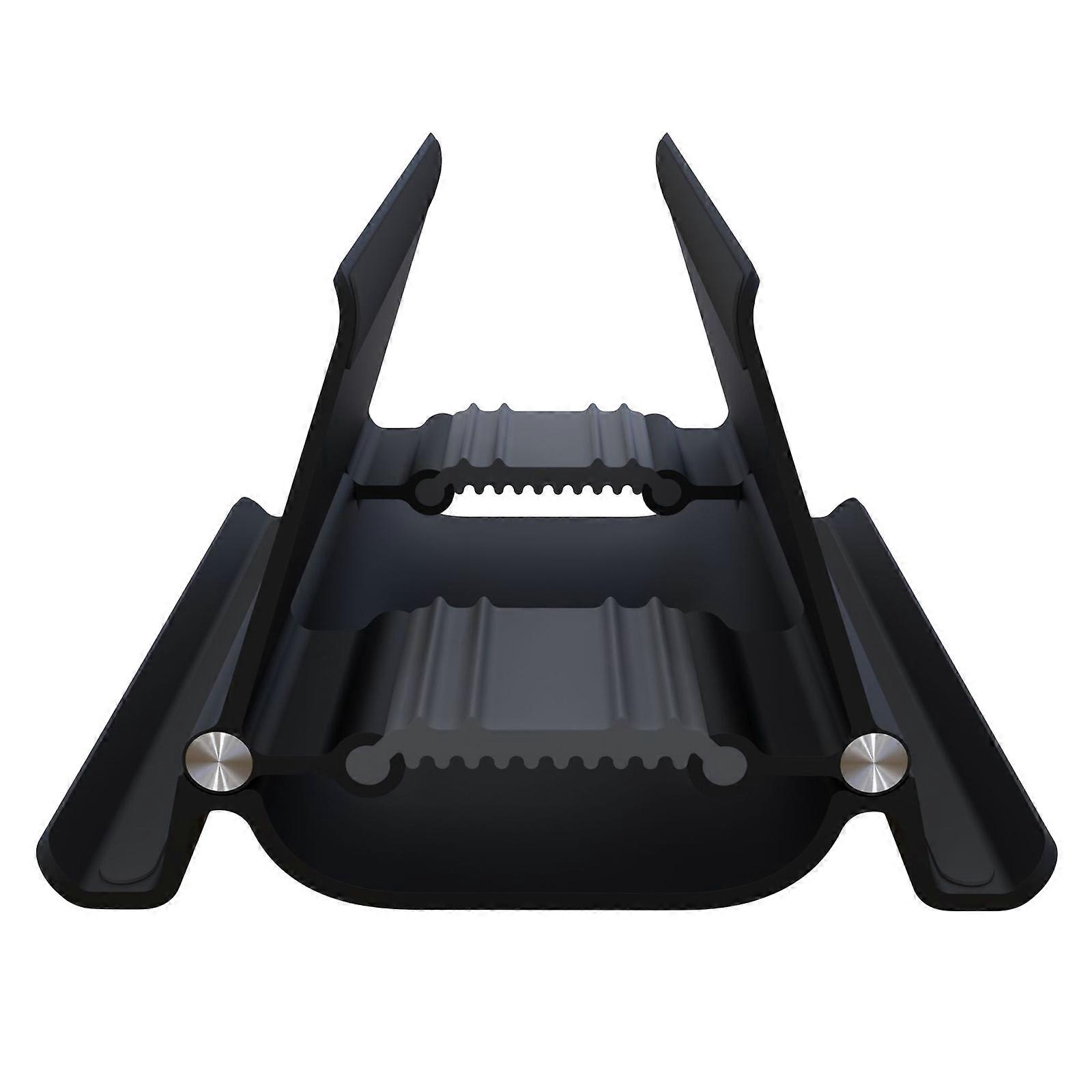 Vertical Laptop Stand 3 in 1 Space Saving Desktop Stand Holder Adjustable Dock Vertical Saving Dock For Laptop  Black