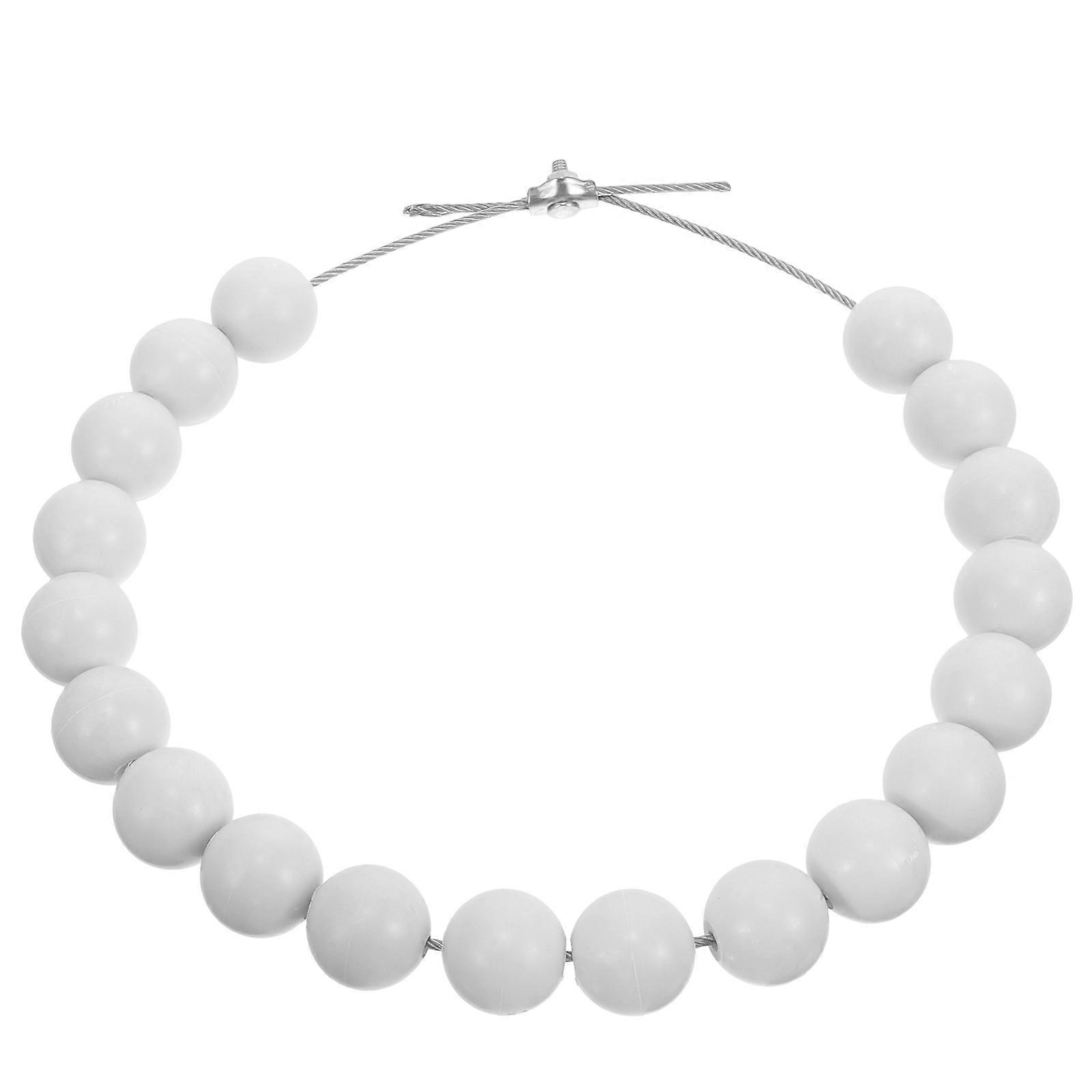 Beaded Flag Retainer Ring Flagpole Beads Chain Ring Flag Pole Beaded Ring Flagpole Retaining Ring