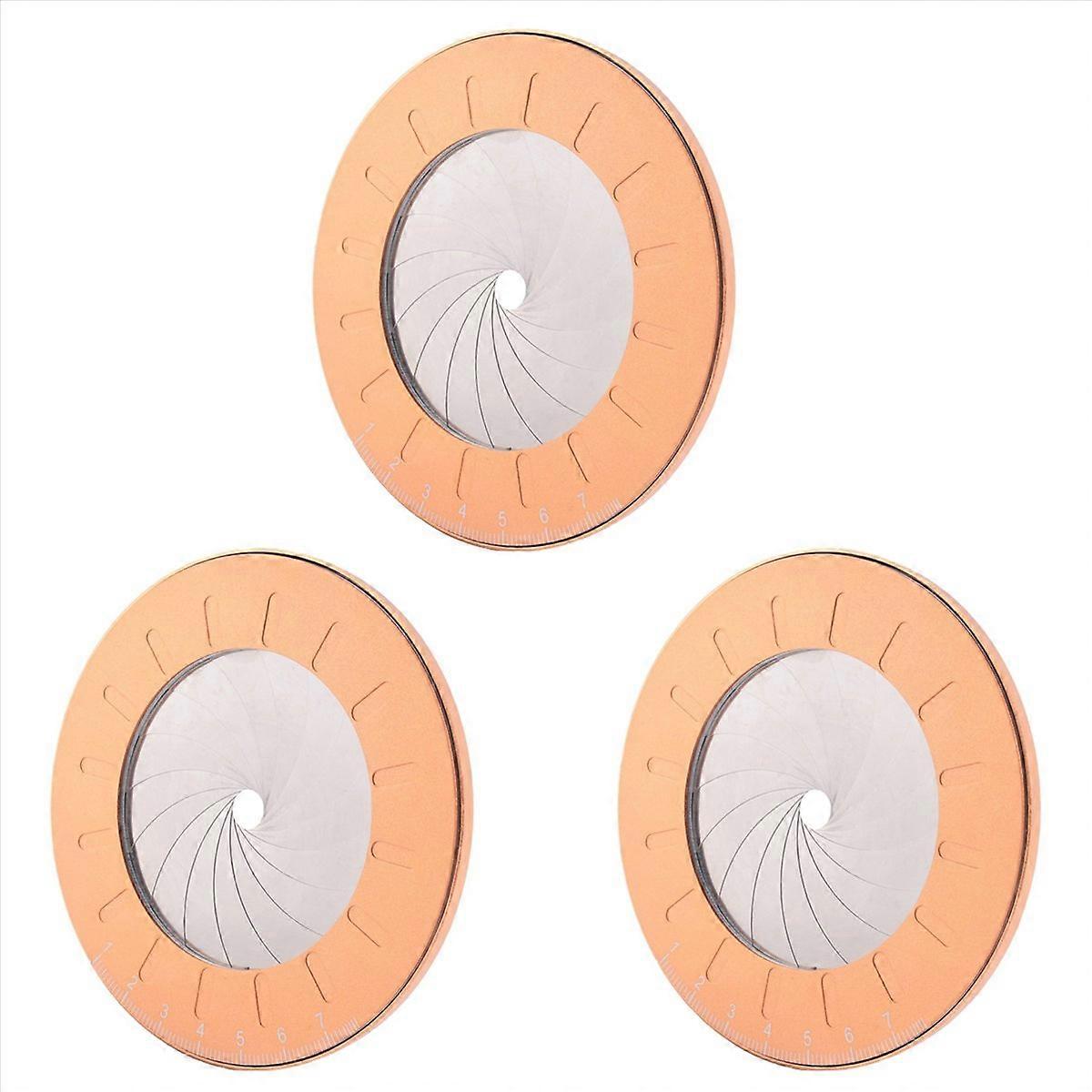Adjustable Circle Drawing Ruler Tool, Professional Round Circle Drawing Tool, Measuring Ruler (3Pcs)