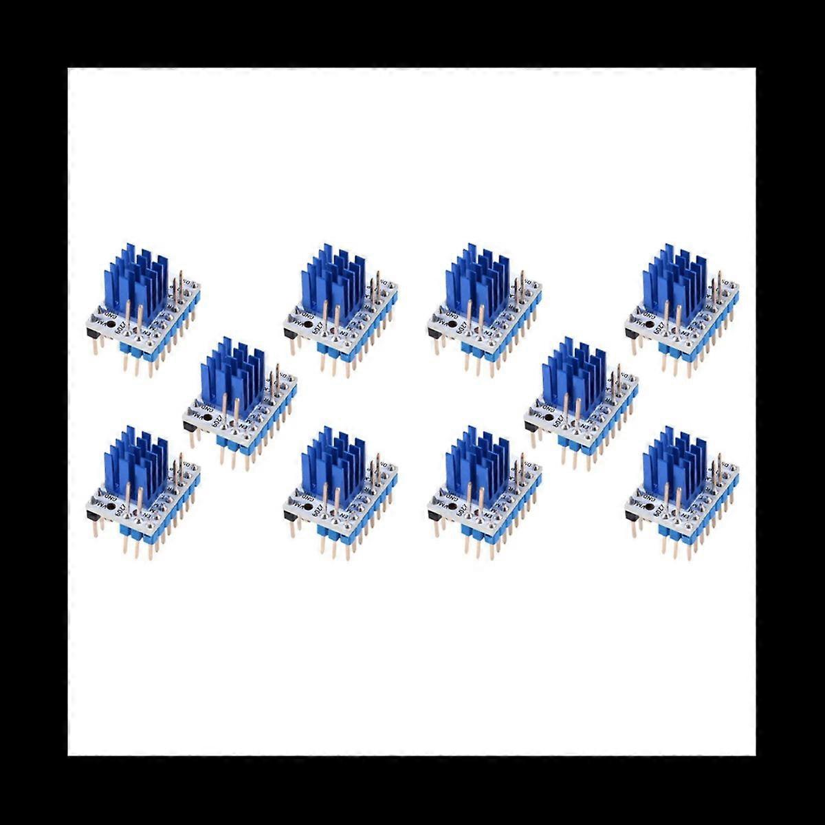 10Pcs TMC2209 V3.0 Stepper Motor Driver Stepping Rod Silent Driver 256 Microstep Current 2.8A VS TMC