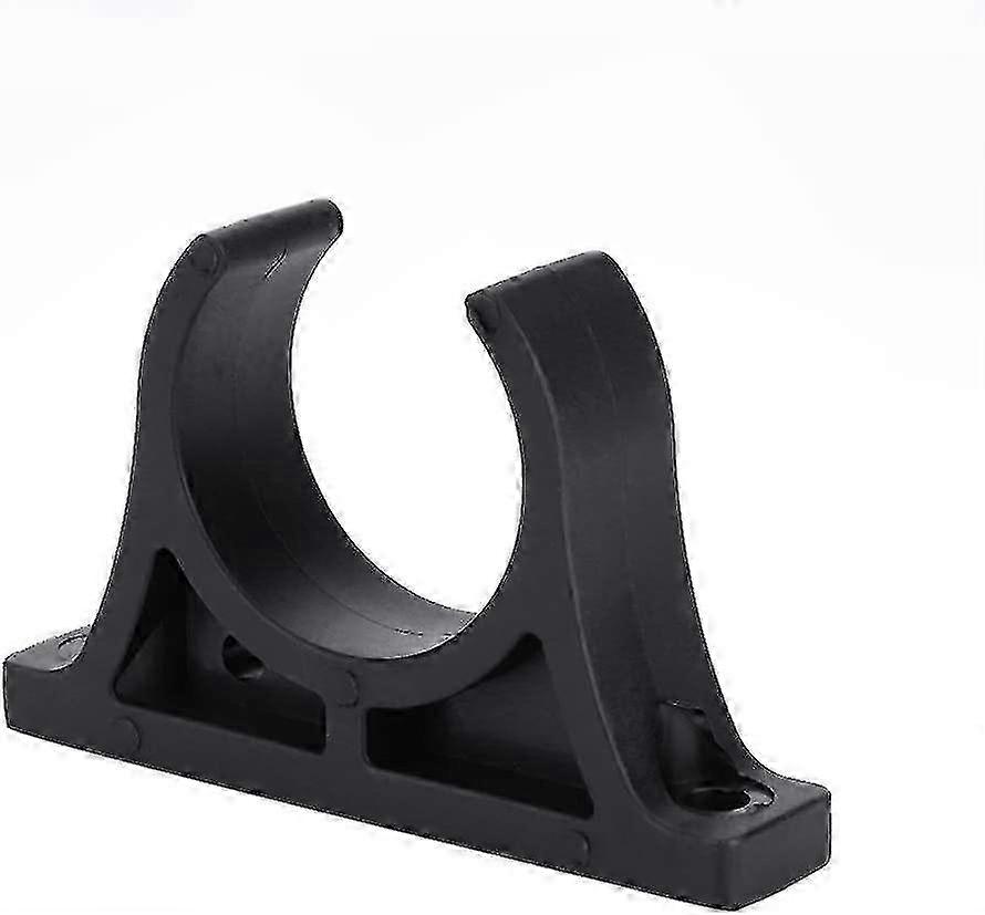 Kayak Canoe Adjustable Paddle Holder Clips - Secure Storage, Plastic, Black (2-Pack)