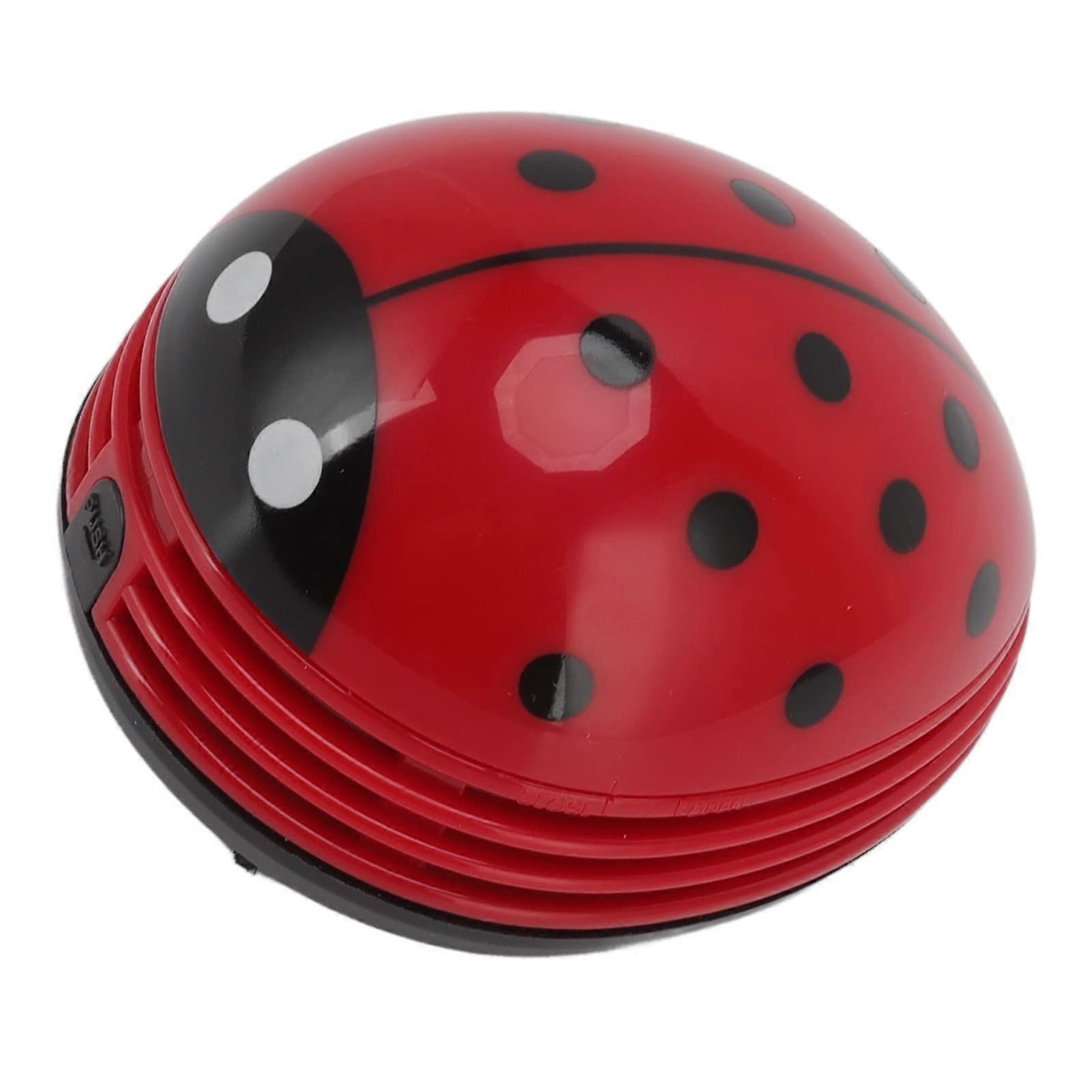 Mini Desktop Vacuum Cleaner with Strong Suction Cordless for Home Office Car Red