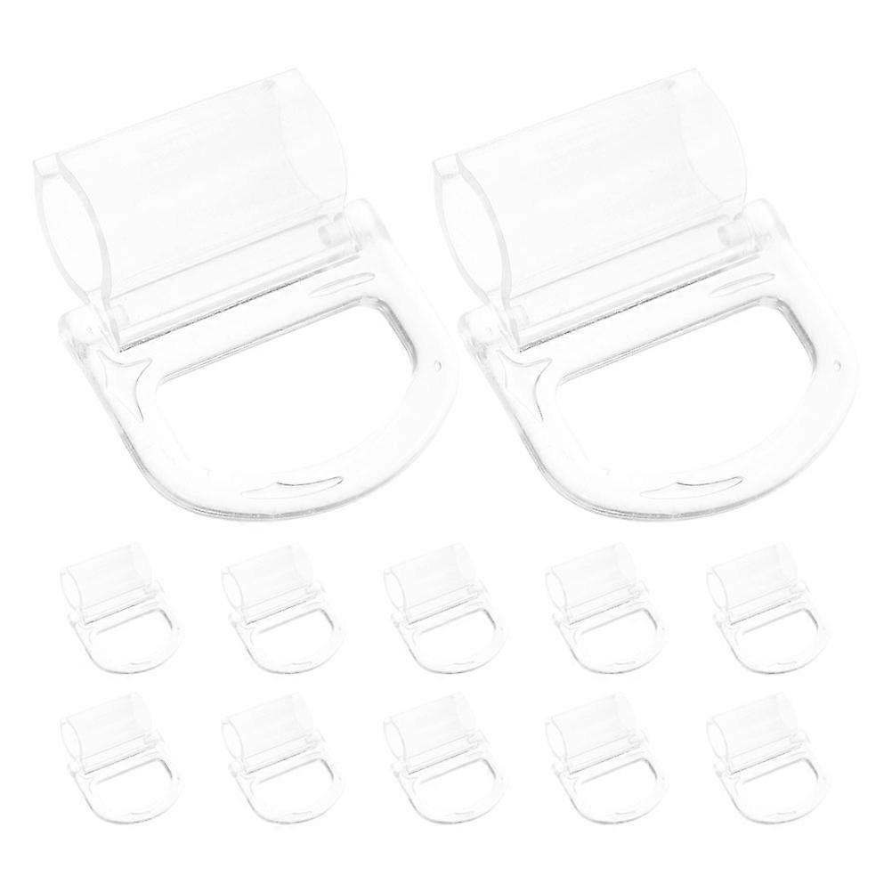 Roller Blind Clips Window Shade Pulls for Roller Shades 12Pcs Clear Handles