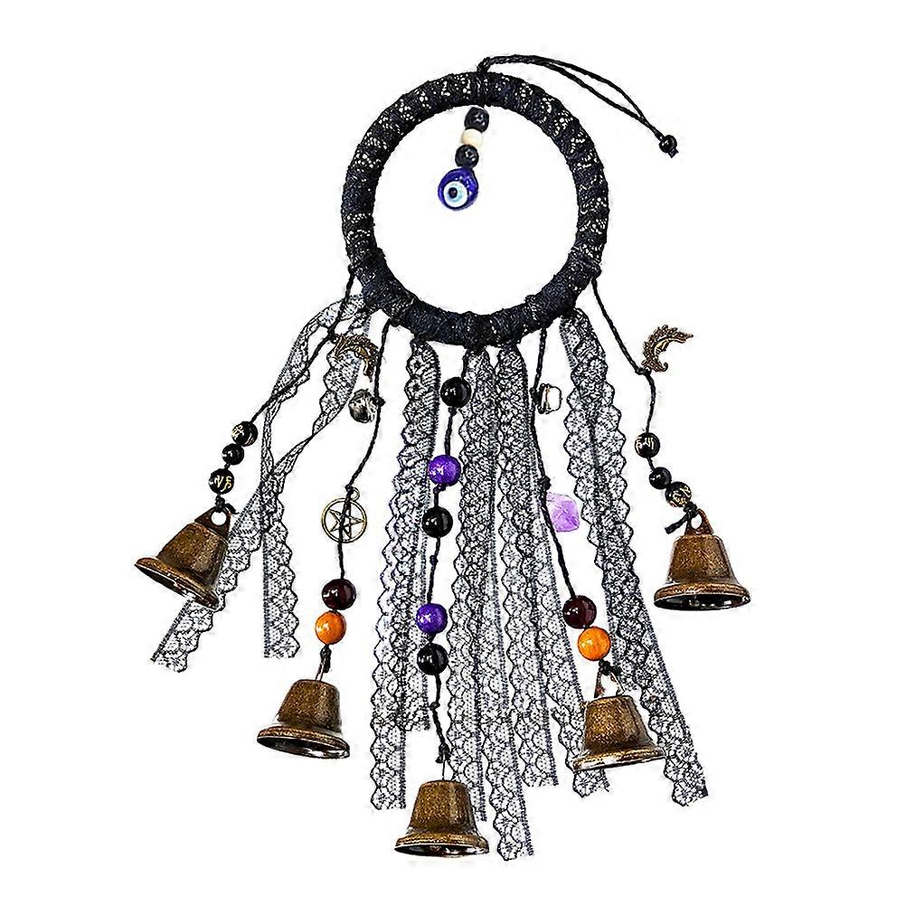 Witch Wind Chime Hanging Witch Bell Wind Bell Assorted Color