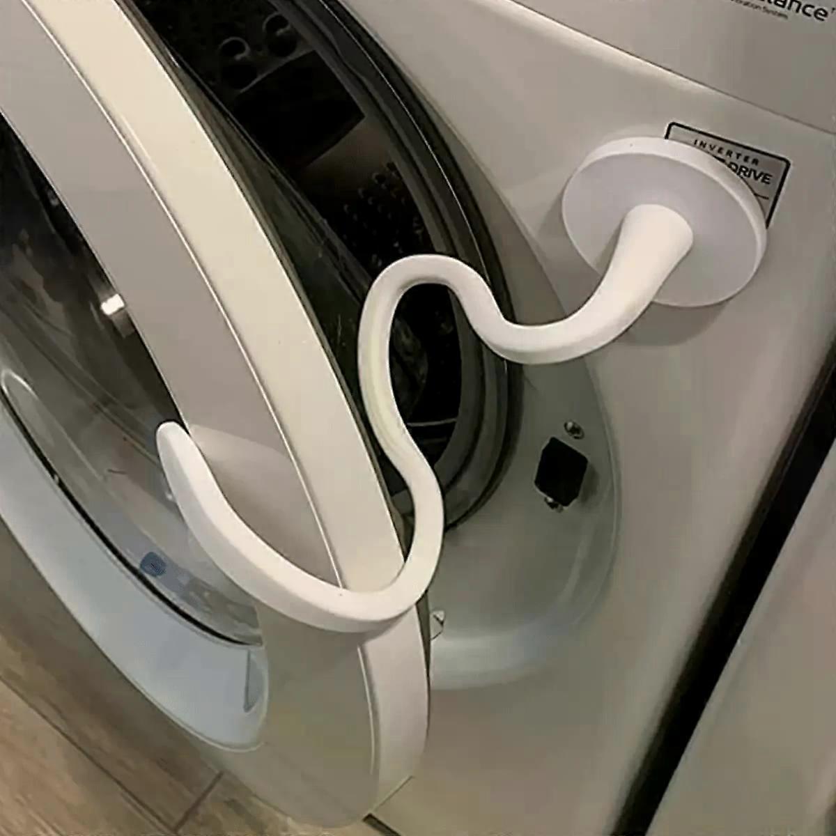 Magnetic Washer Door Prop-Stabilizer for Front Load Machines-Easy-Install, Flex Design-Fits Most Washers & RV Laundry Doors