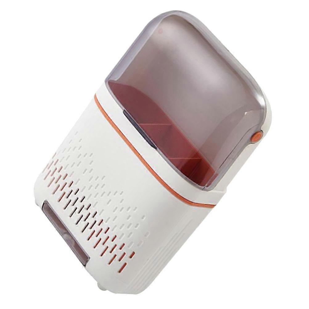 1Pc Wall-mounted Chopstick Holder Creative Drain Cutlery Rack for Kitchen White