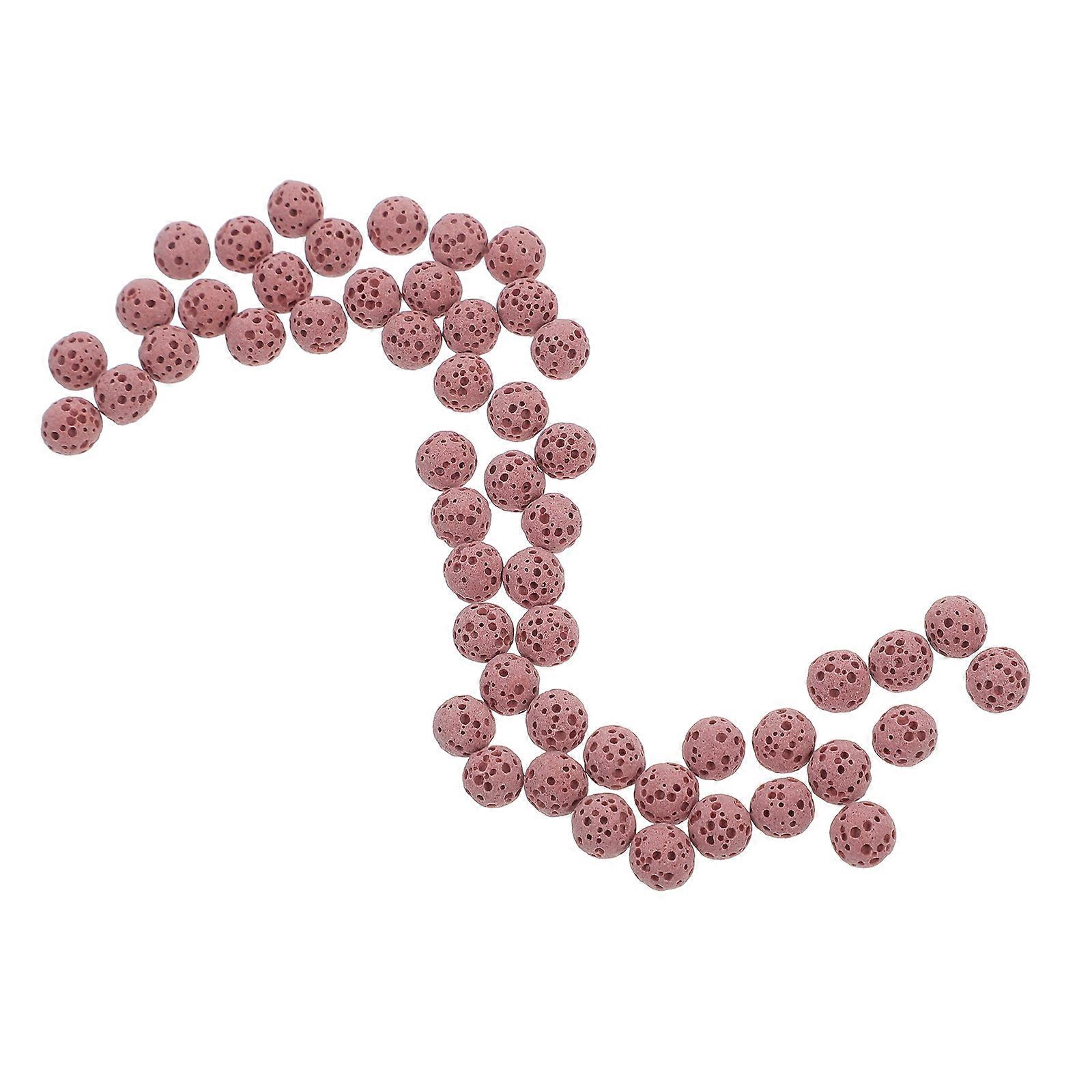 20Pcs Lava Stone Aromatherapy Beads for Car Diffuser Watermelon Red