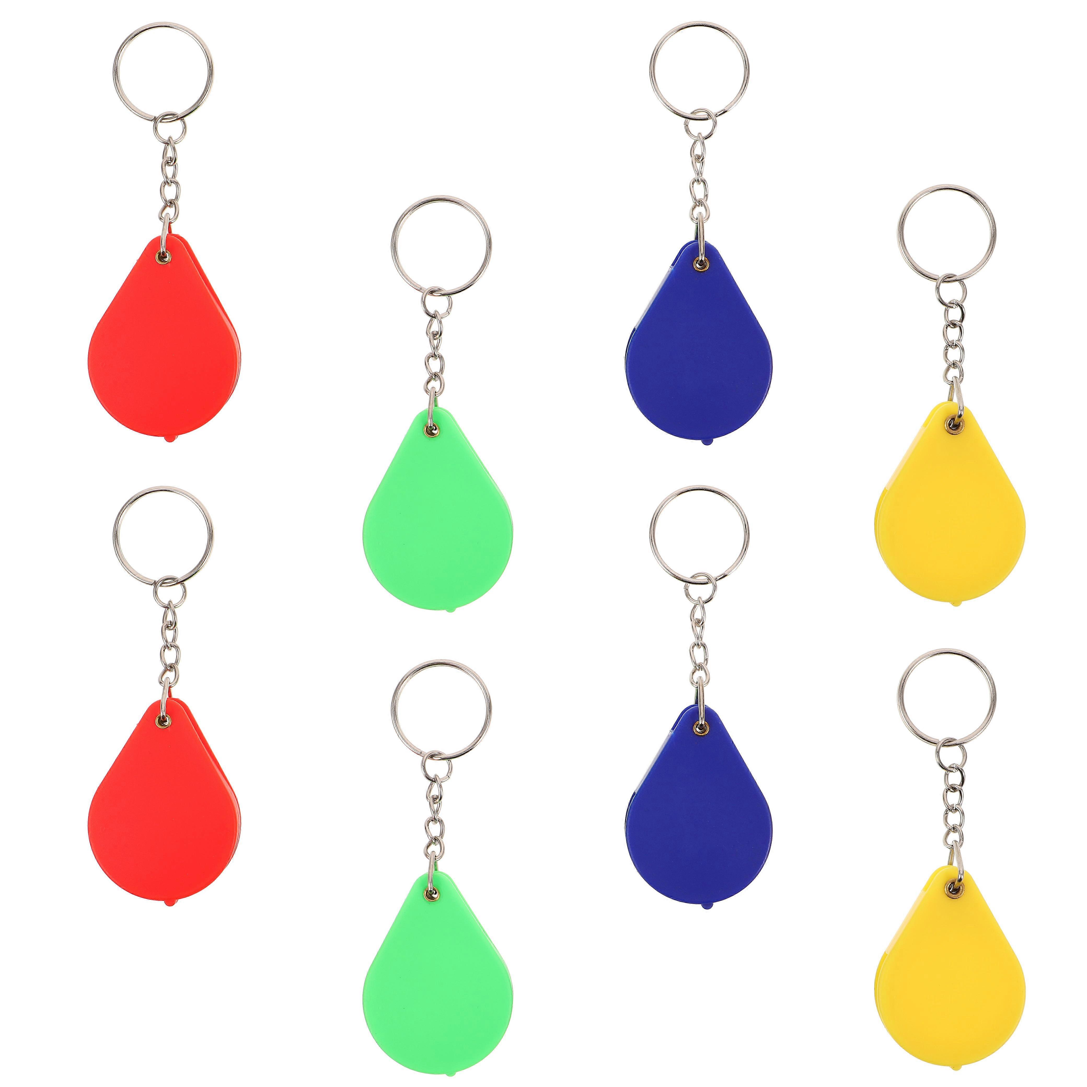 Compact Foldable Handheld Magnifier for Reading Use 8Pcs with Acrylic Lens