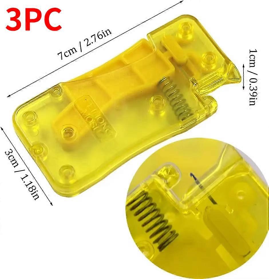 3/1Pcs Automatic Easy Needle Threader Tool Self-Thread Guide Plastic Sewing Accessories Hand Stitching  Quick Needle Threading