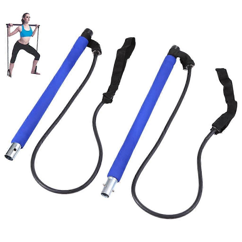 Bærbart Pilates Bar Kit Med Motstandsbånd Yoga Pilates Stick Yoga Gym Bar Hjemmetreningsutstyr For Yoga