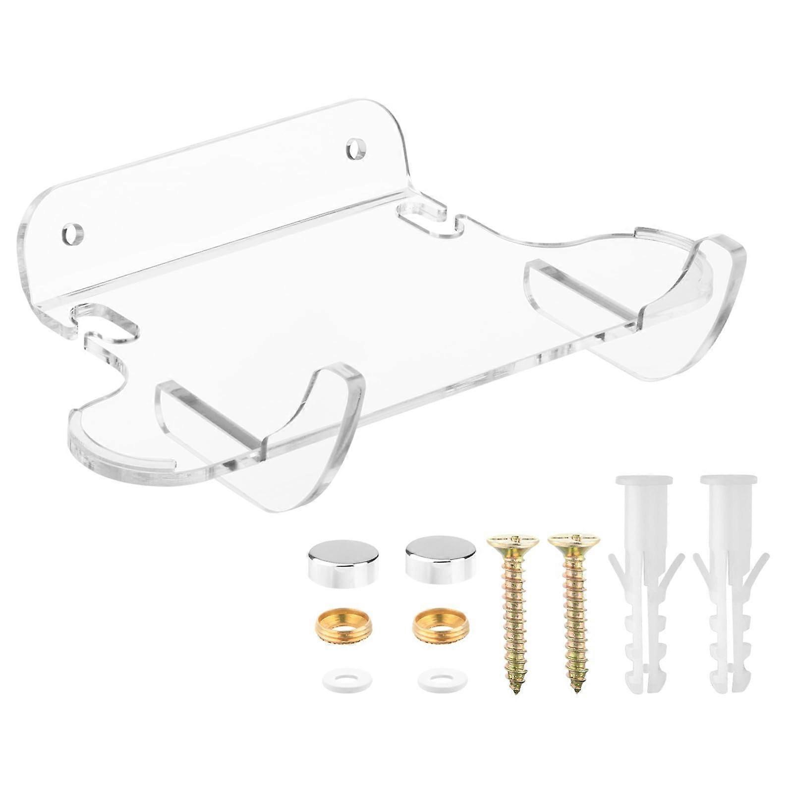 Speaker Wall Mount Stand 2024 Model Acrylic Holder Precise Cutouts Easy Installation Transparent