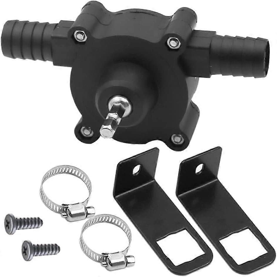 Drill Powered Water Pump,  Flow SelfPriming Transfer for Water and Oil, Compact Durable Design