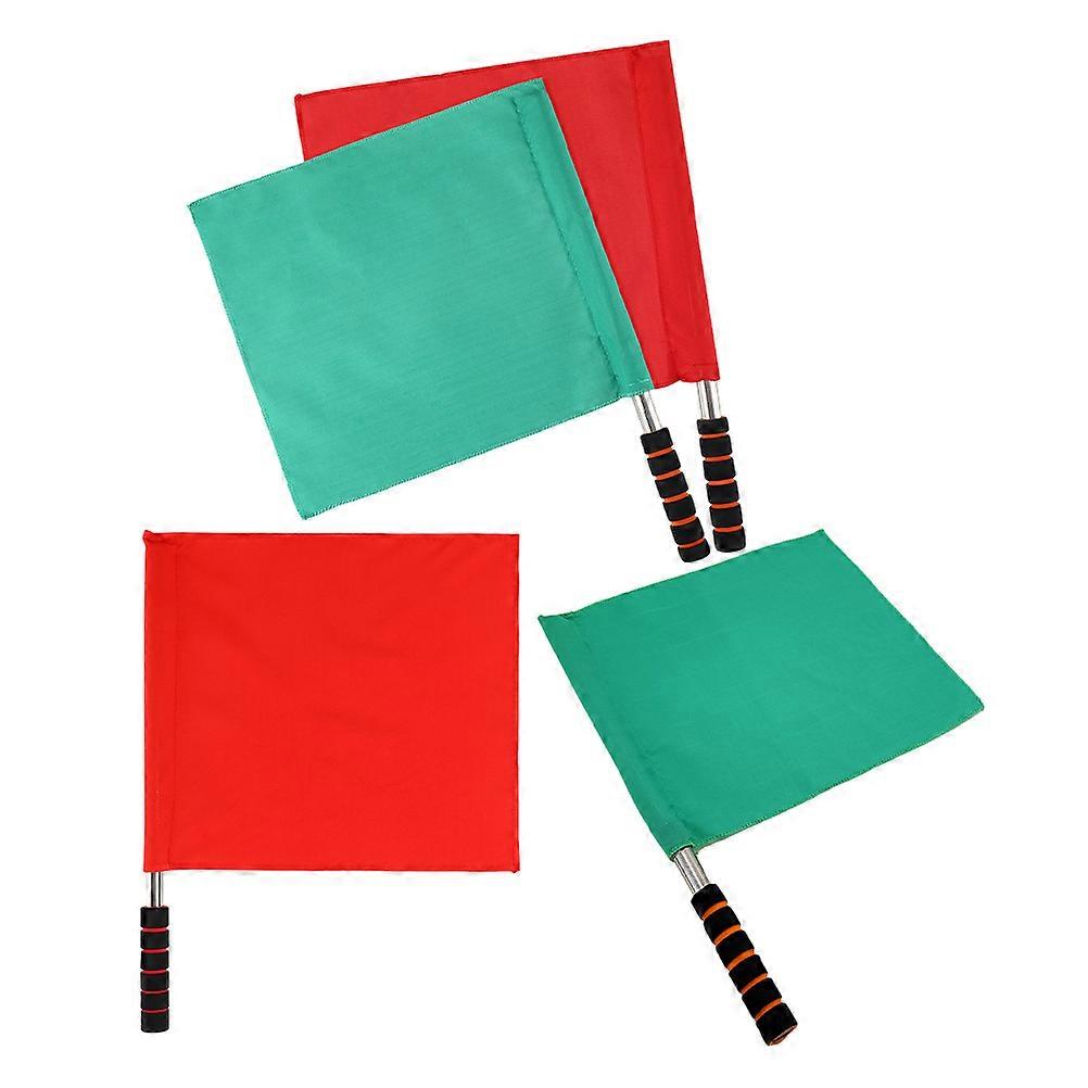 Versatile Signal Flags Set for Commanding and Refereeing 4Pcs Handheld Racing Flags