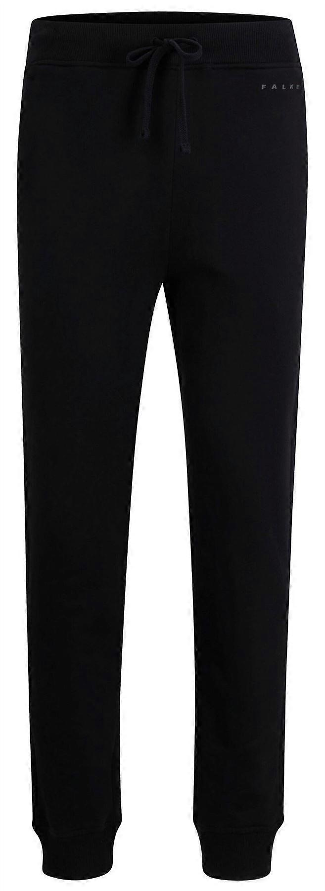 Falke Brushed Sweat Pants - Black