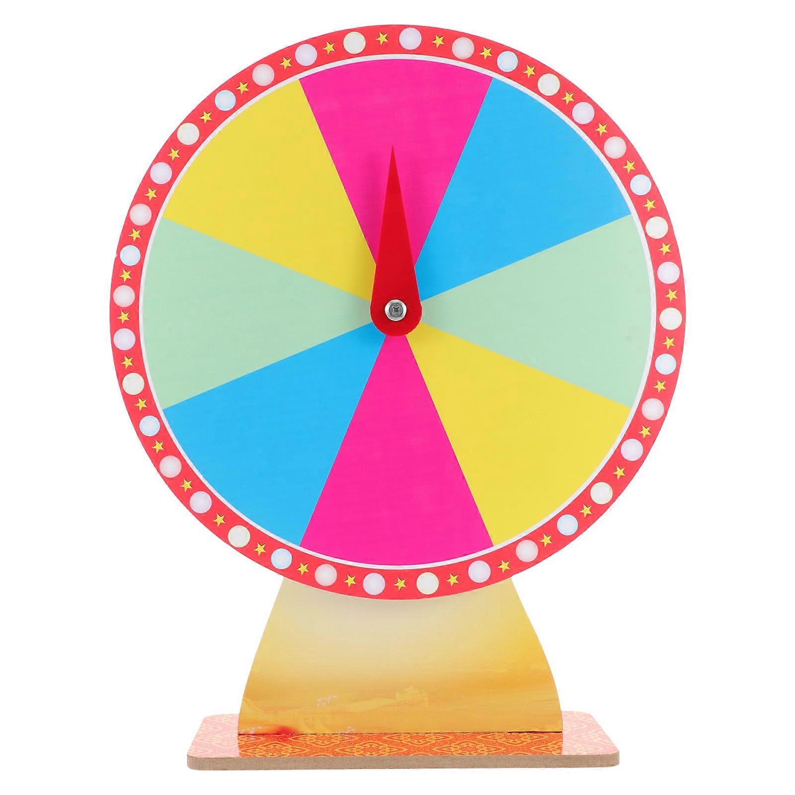 Raffle Winner Wheel Rotatable Prize Wheel for Parties Multi Foam Material with Rotating Function 1Set