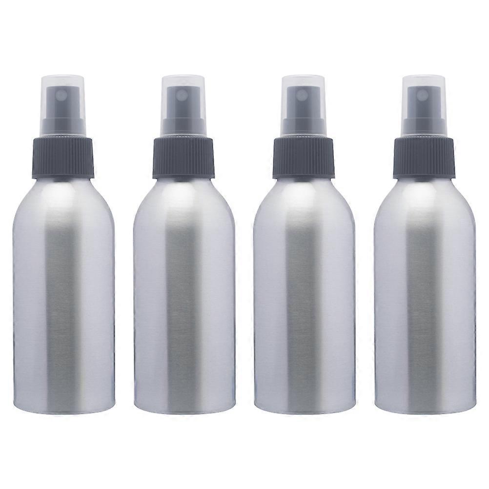Silver Alloy Spray Bottle for Daily Use 4Pcs Refillable Spray Bottles