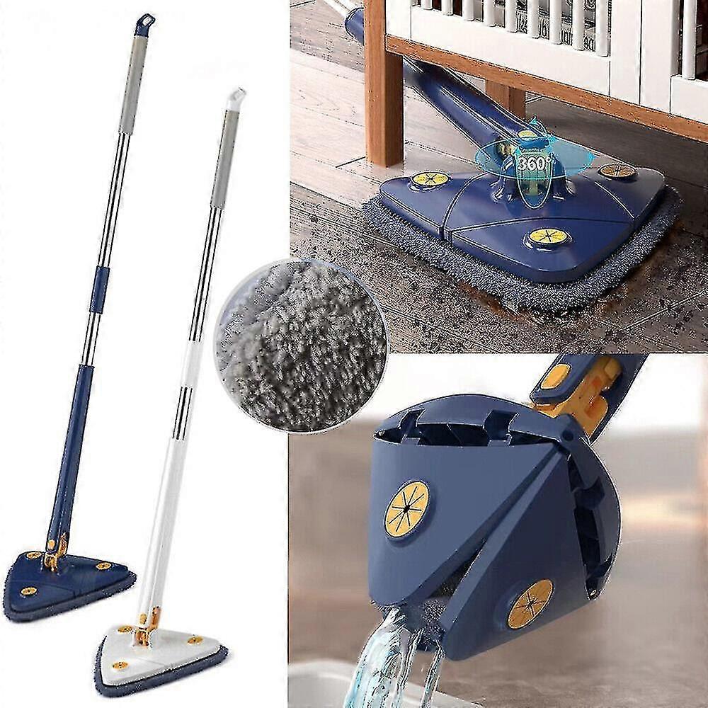 Multifunctional 360 Degree Rotatable Adjustable Triangle Cleaning Mop