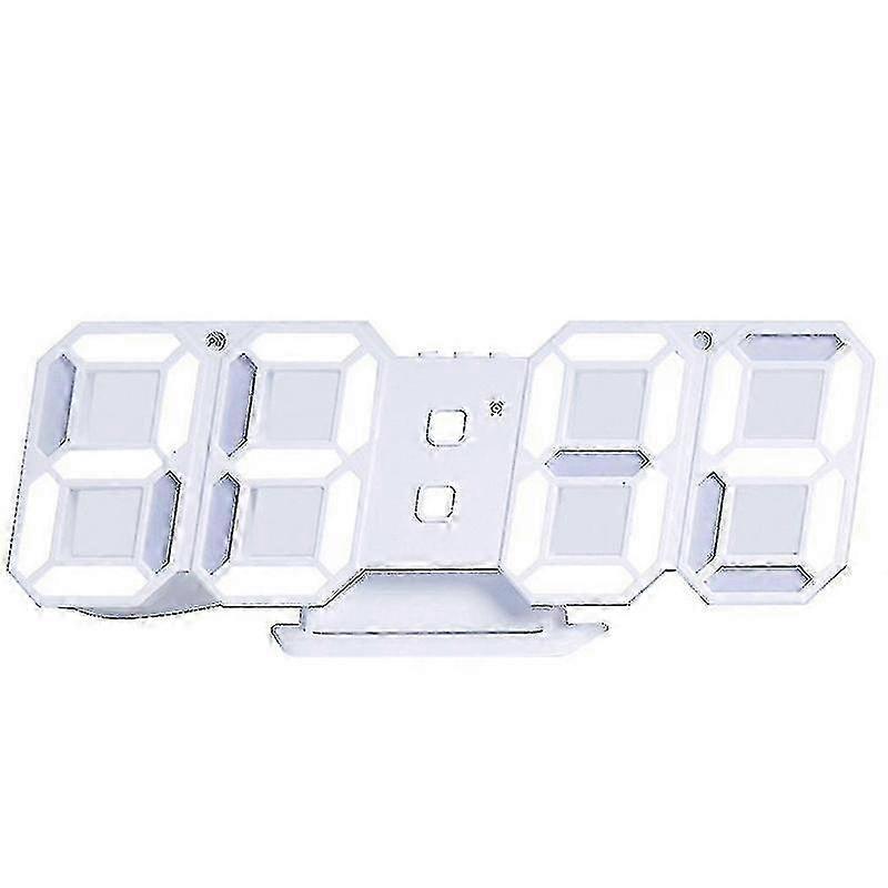 2026 3D Digital Alarm Clock with Auto Brightness, LED Wall Clock, Snooze Function, Modern Night Light