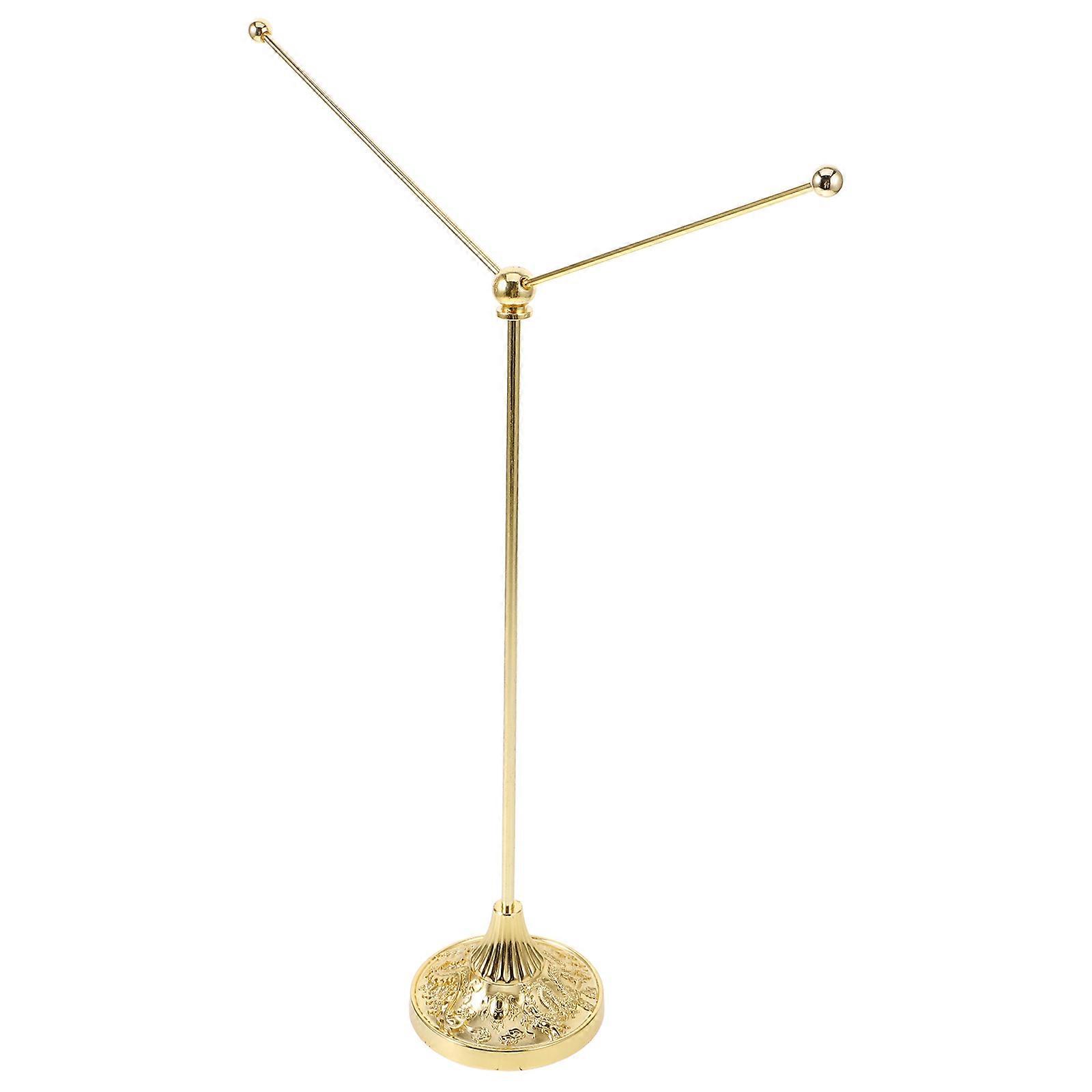 2Pcs Office Desk Metal Flag Pole Holder with Stable Flag Base for Display