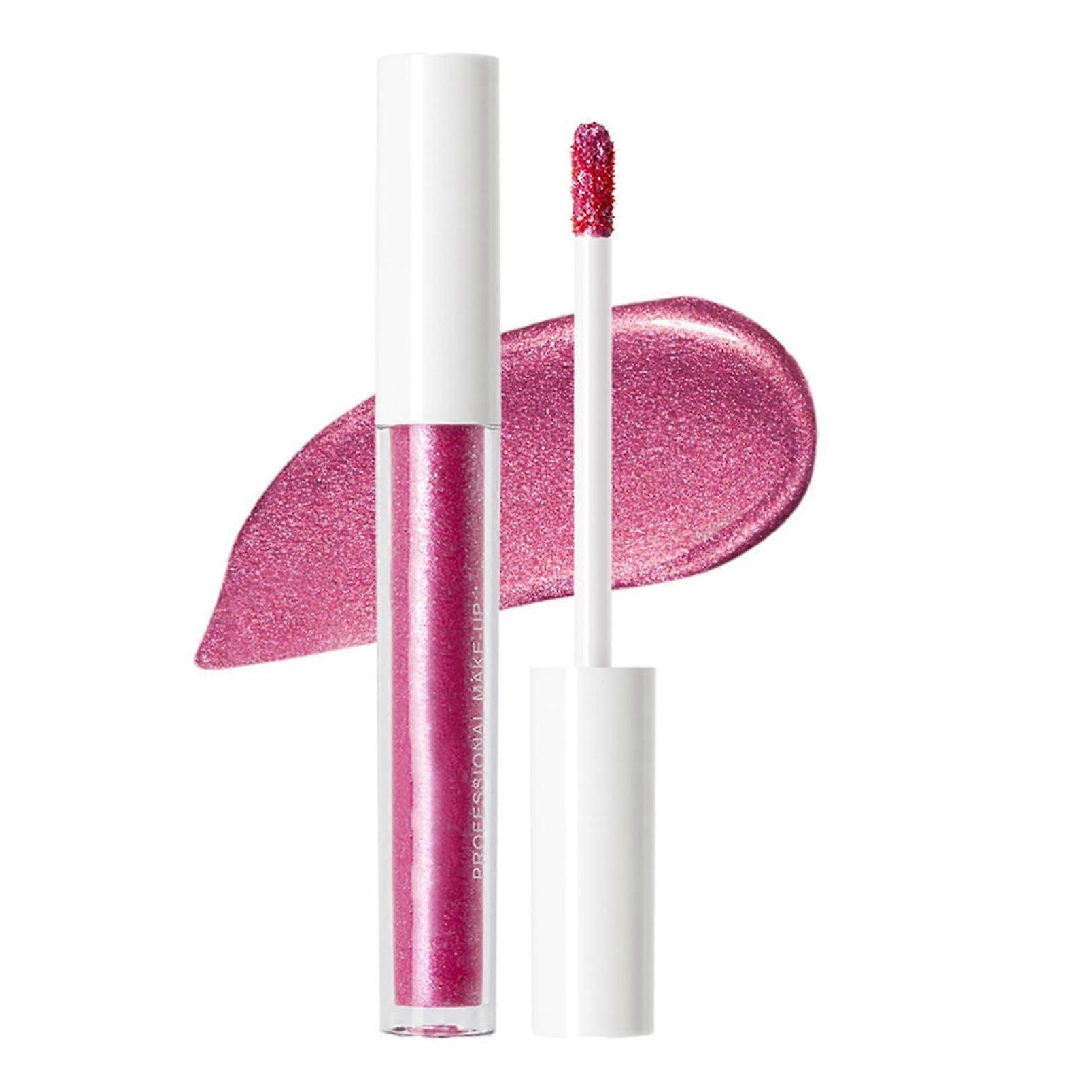 Pink Liquid Eyeshadow Long Lasting Waterproof Shimmer Metallic Glitter Eye Makeup