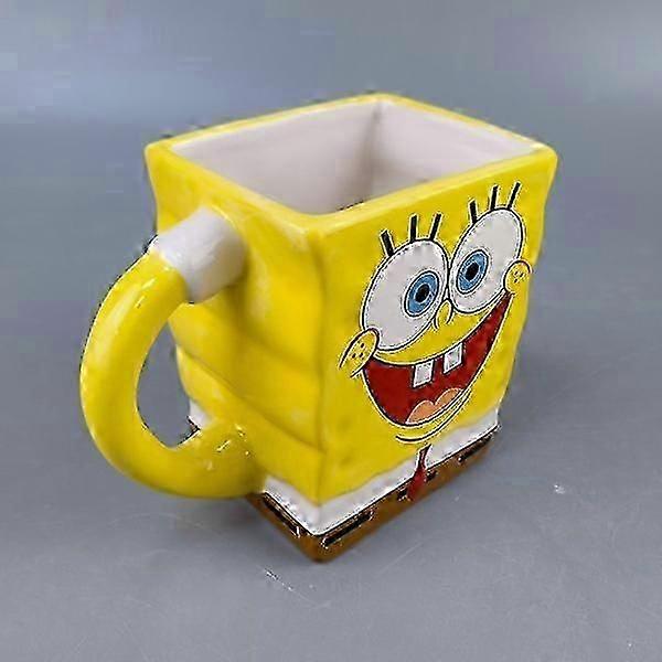 Silver Buffalo Spongebob Squarepants 3d Shaped Ceramic Mug, 400 Ml, Christmas Gift
