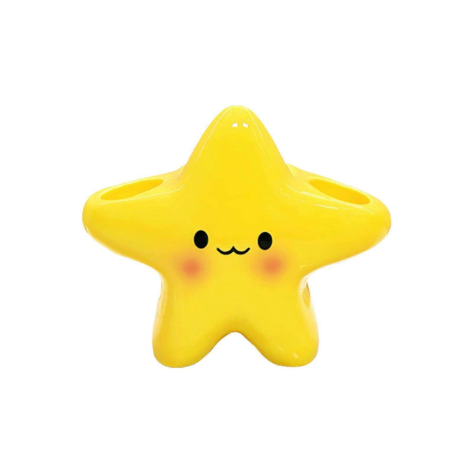 Star Shape Toothbrush Holder Organizer For Electric ToothBrushes Toothpaste Secure Bathroom Storage Rack Essential Multicolor