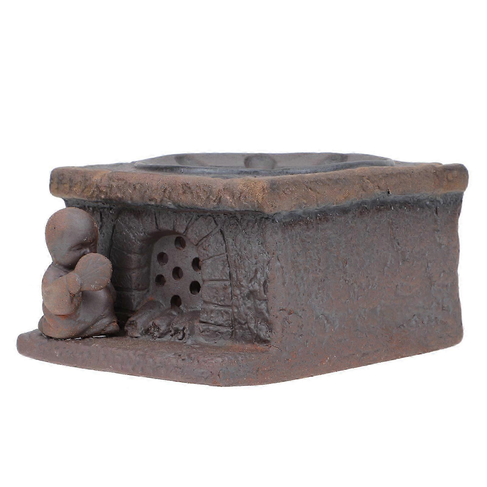 Warm Tea Warmer Ceramic Teapot Warming Stove for Decoration