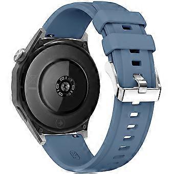 KALEBOL 22mm Silicone Watch Strap for Samsung Galaxy Watch3 45mm/Huawei Watch GT 5 46mm/GT 5 Pro 46m