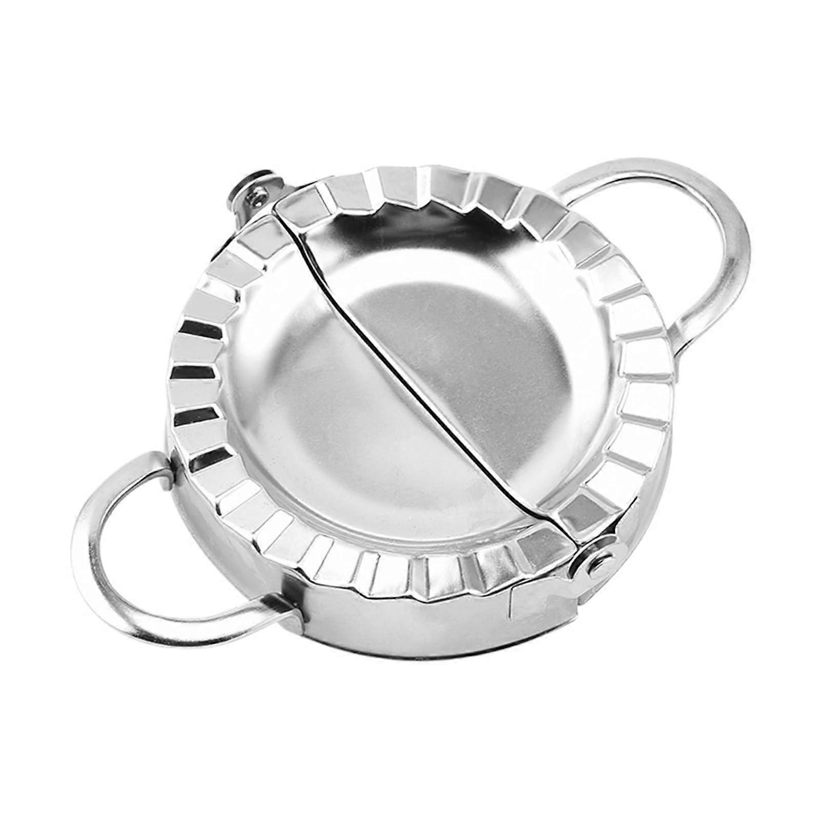 Stainless Steel Dumpling Maker Mold Manual Press Tool for Easy Uniform Dough Shaping Kitchen Use