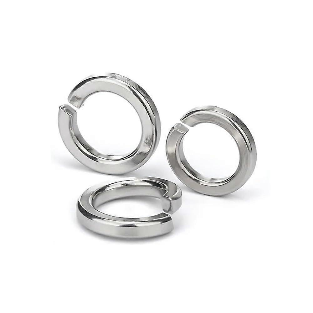 M2.5 Stainless Steel Spring Split Lock Washers 50pcs Corrosion Resistant Secure Locking