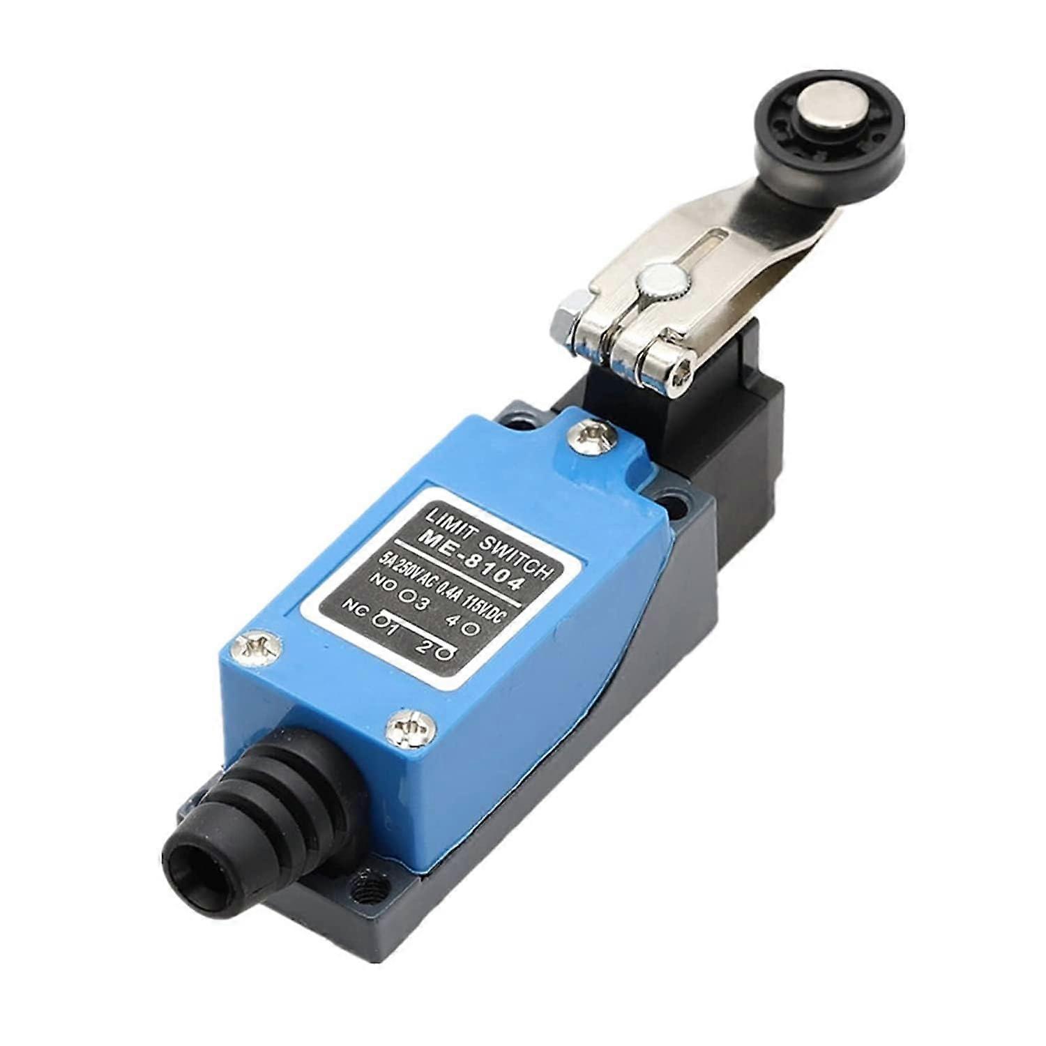 Waterproof ME8104 Rotary Limit Switch 250V 5A Momentary Adjustable Toggle for Industrial Use