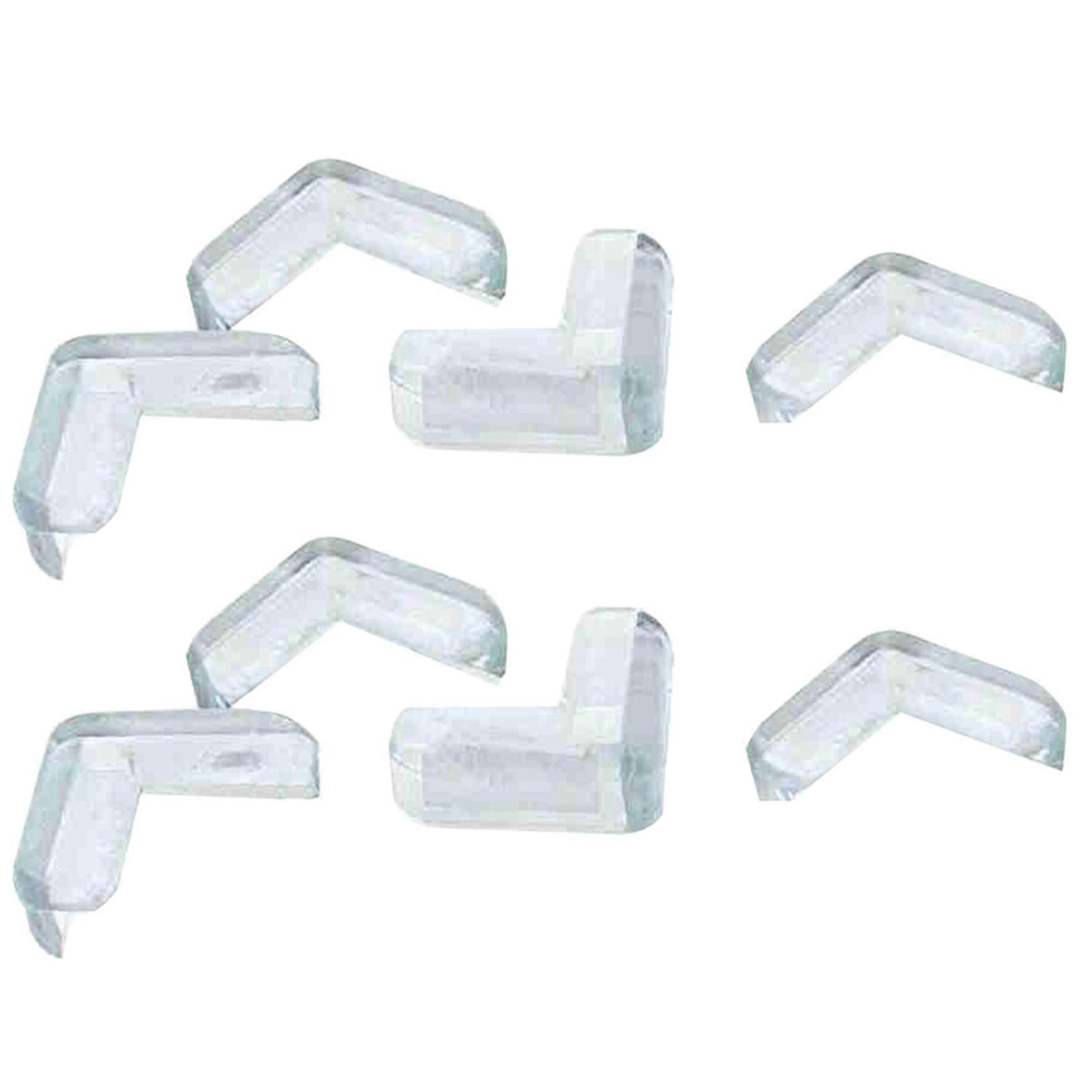 8 Pieces Clear Safety Soft Plastic Table Desk Corner Guard Protector
