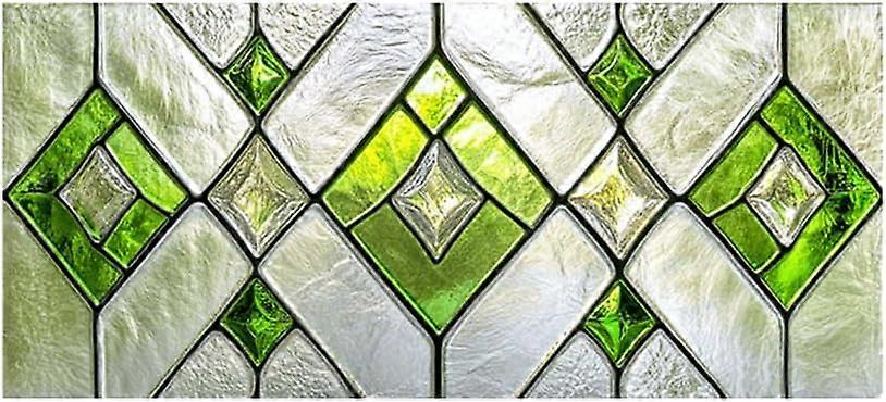 Retro electrostatic adsorption stained glass window sticker