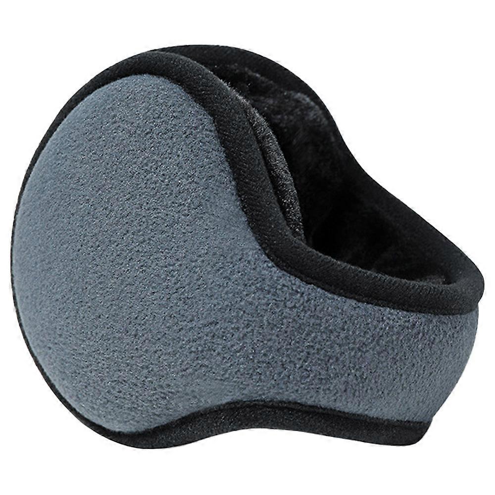 Warm winter back-mounted foldable earmuffs and simple style earmuffs