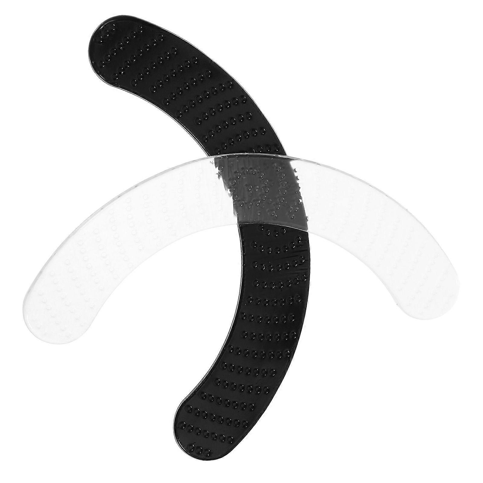 2Pcs Adhesive Silicone Drum Dampeners Practical Drum Silencers (Assorted Color)