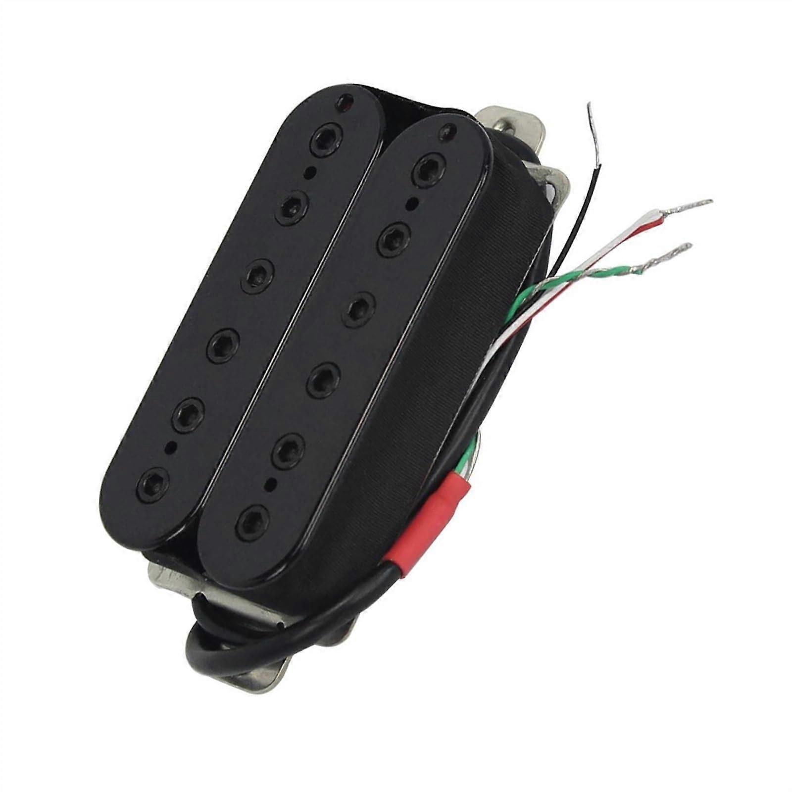 Ceramic Humbucker Pickup Bridge Position 4Wire Coil Split Adjustable Pole Pieces Long Sustain