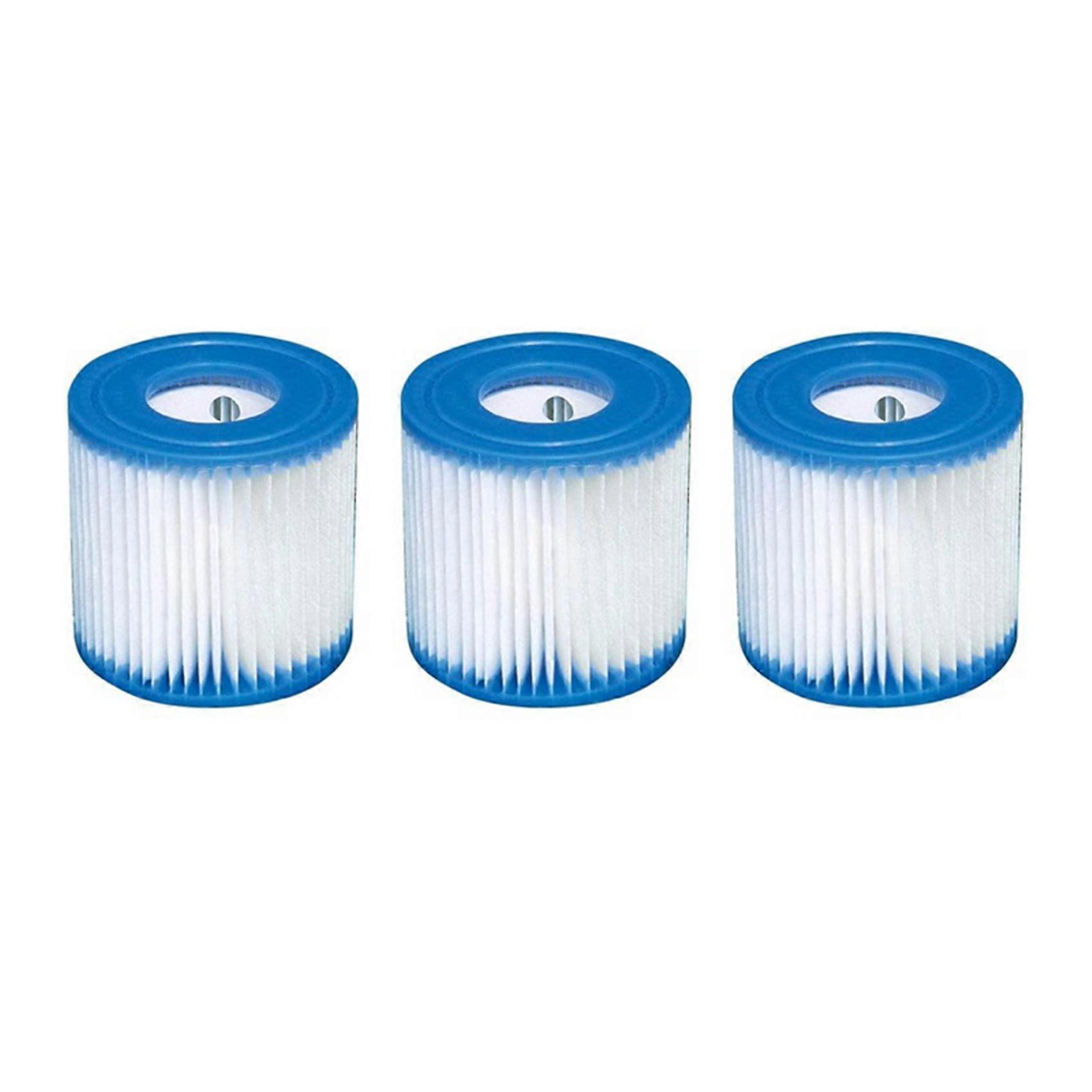 3Pcs Pool Filter Cartridges 89x79x45Mm Replacement Swimming Pool Filter for Pool Filter Pump Cleaner