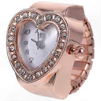 Women's Heart-Shaped Ring Watch for Everyday Wear and Gifting