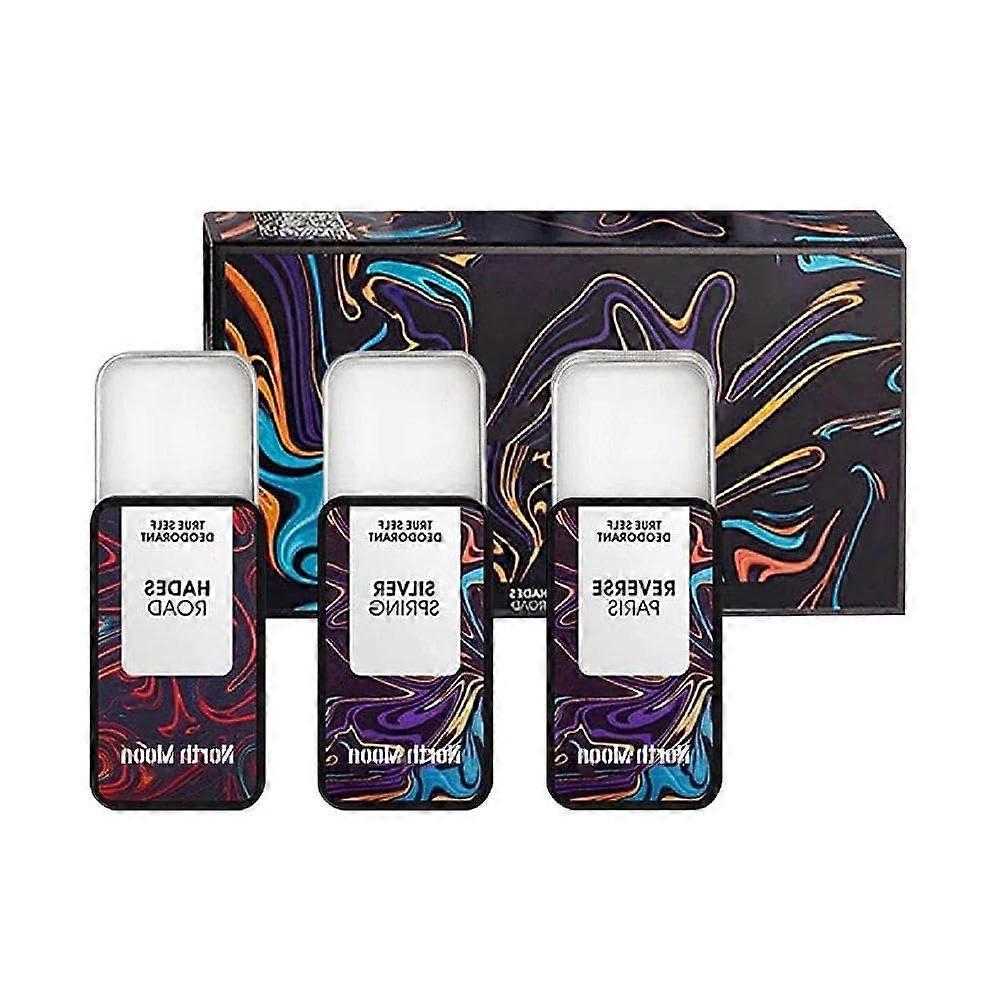 3Pcs Solid Perfume Set for Women and Men, Long Lasting Leakproof Portable Perfume Balm