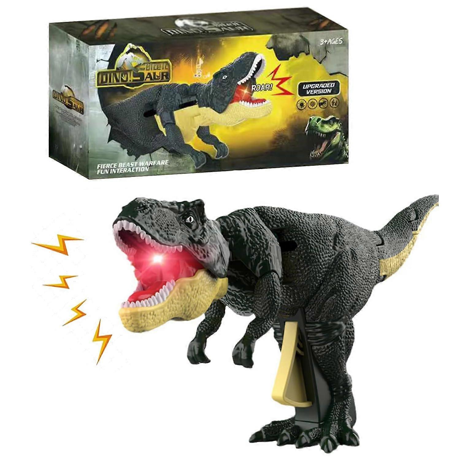 Interactive Roaring T Rex Dinosaur Toy with TriggerActivated Movement and Lifelike Design