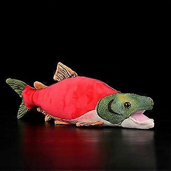 38cm Realistic Coelacanth Plush Toy Lifelike Bony Fish Stuffed Animal Soft Sea Creature Gift