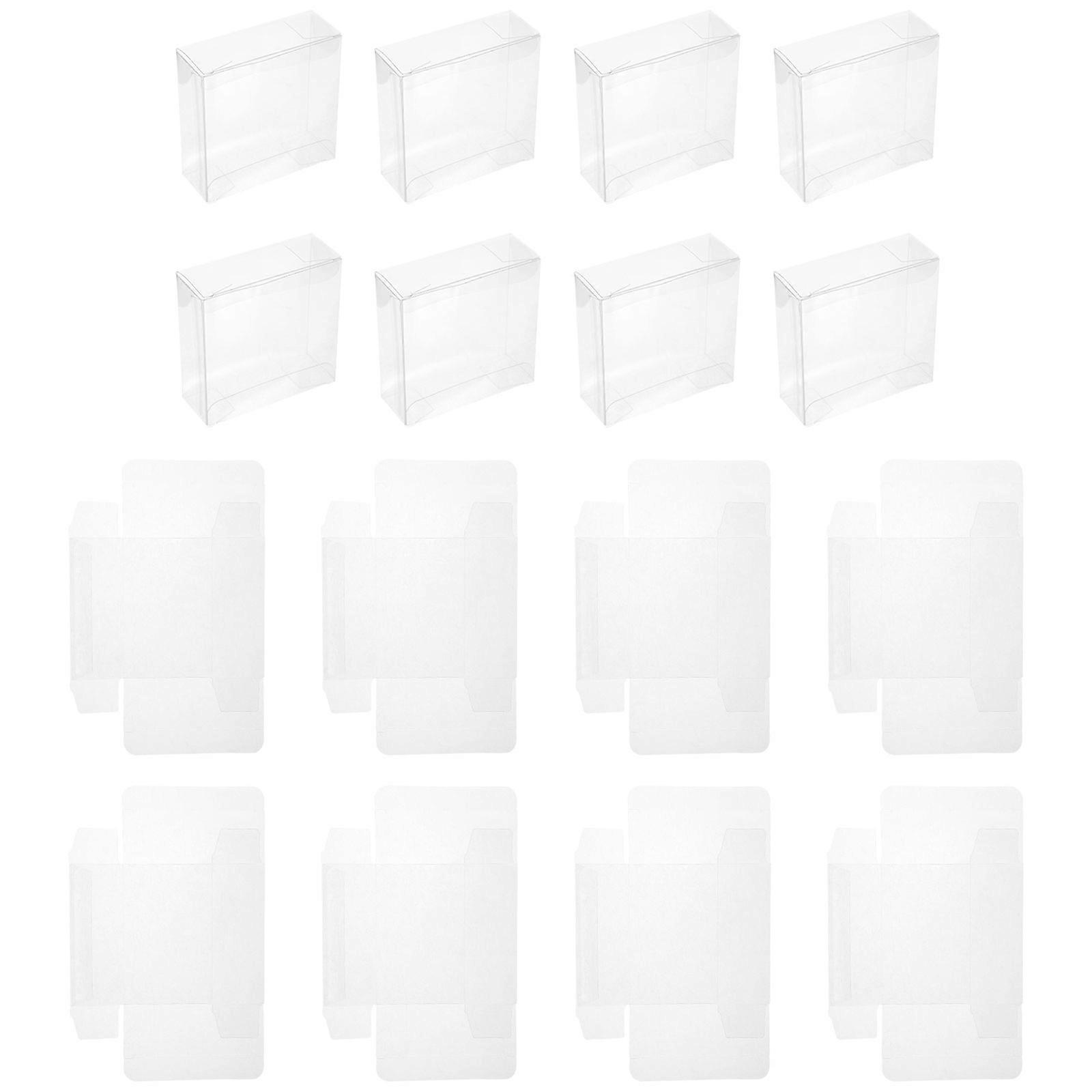 Transparent Plastic Treasure Box PVC Chocolate Packaging Boxes for Holding 50Pcs