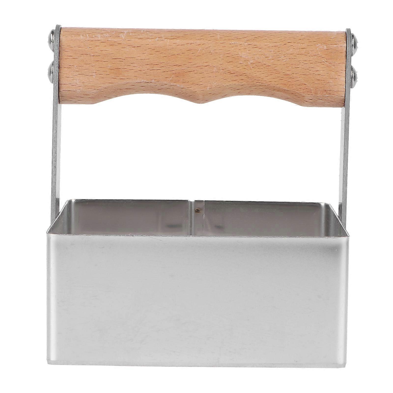 Beekeeping Accessory Tool 1Pc Wooden Handle Honey Cutting Tool Square Shape Silver Function